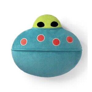 Target Bullseye UFO Alien Pillow 2024 Halloween 12.5x13.5 New